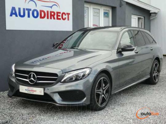 Mercedes-Benz C 200 d AMG Pack AUTOMAAT Cuir, Pano, Navi, Camera, LED - 1