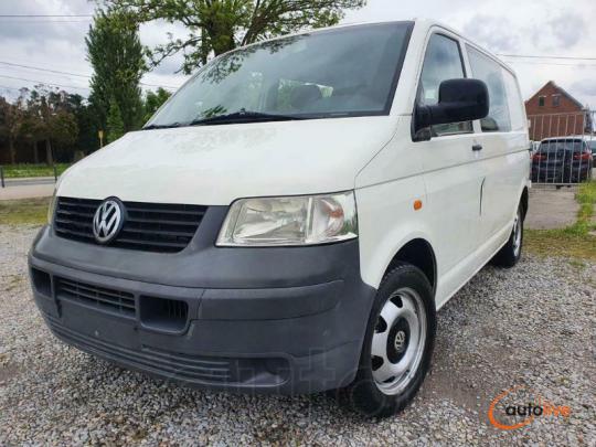 Vw Transporter T5 Double cabine UTILITAIRE 5places carnet. - 1