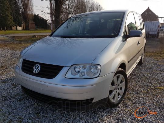 Vw touran 7 places 1.9tdi 100cv airco pack élec packtronic - 1